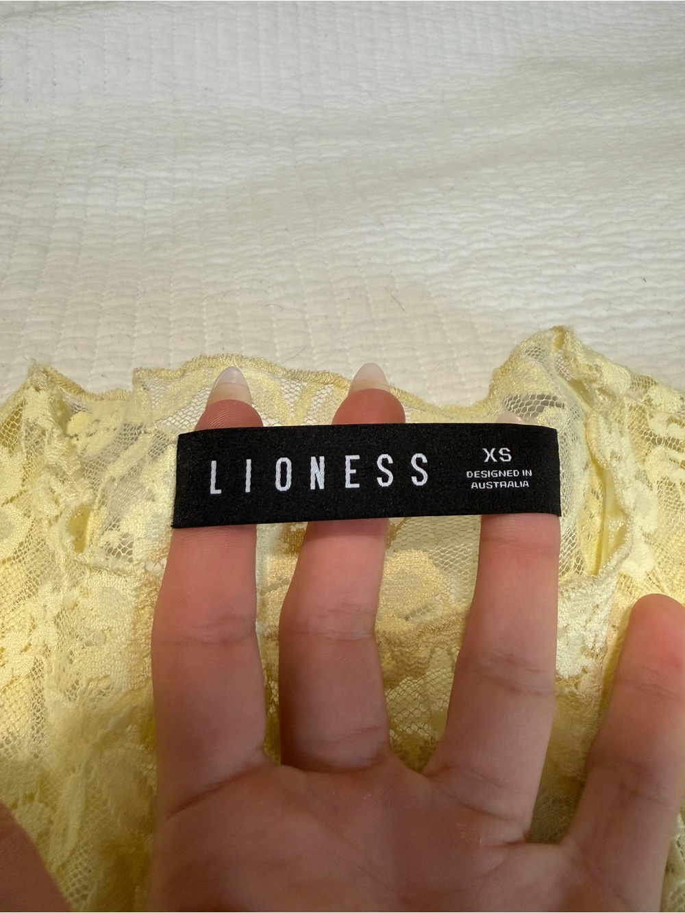 Lioness Midnight Mini Dress in Butter XS - Picture 4 of 9